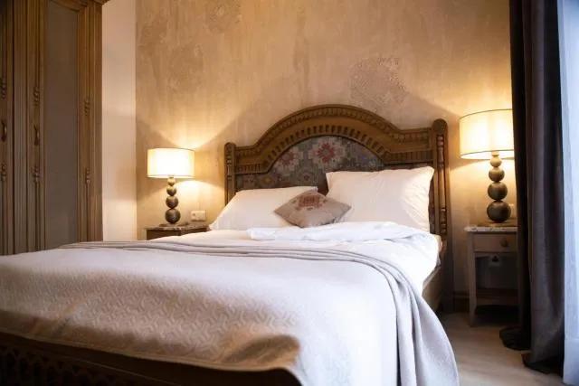  Boutique ETHNO HOTEL - picture  : Bed,Bed,Photo of the whole room,Bedroom,Property,Room 