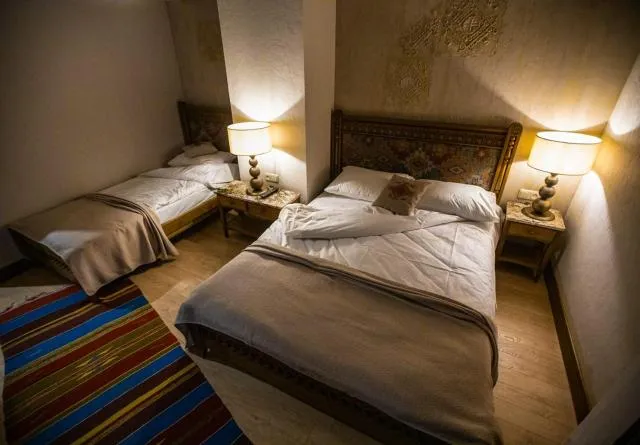  Boutique ETHNO HOTEL - picture  : Bed,Bed,Photo of the whole room,Bedroom,Property,Room 