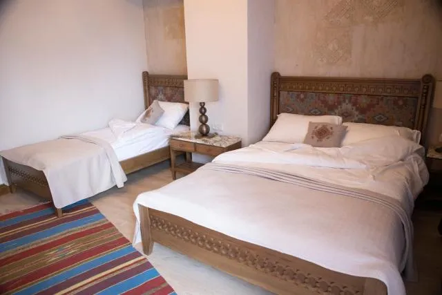  Boutique ETHNO HOTEL - picture  : Bed,Bed,Photo of the whole room,Bedroom,Property,Room 