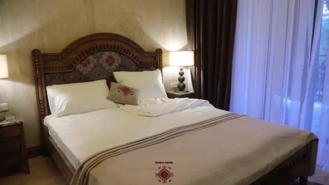  Boutique ETHNO HOTEL - picture  : Bed,Bed,Photo of the whole room,Bedroom,Property,Room 