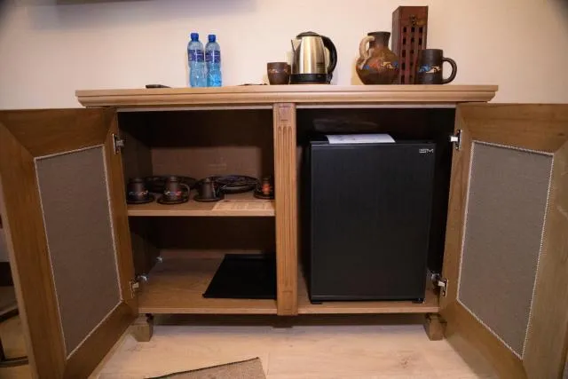  Boutique ETHNO HOTEL - picture  : Kitchen/kitchenette,Coffee/tea facilities,Kitchen or kitchenette,oven,Property 