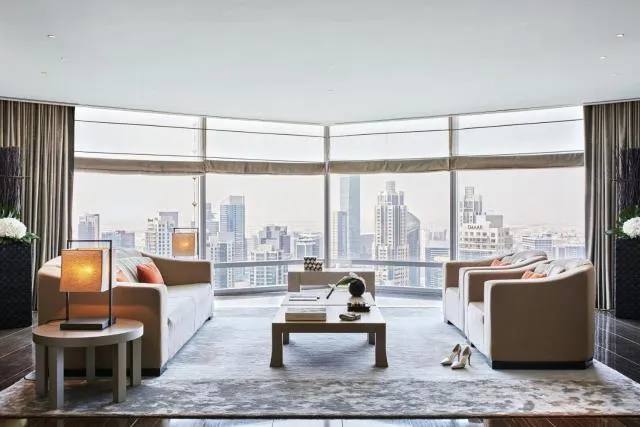  Armani Hotel Dubai - picture  : Seating area,City view,View,Seating area,Property 