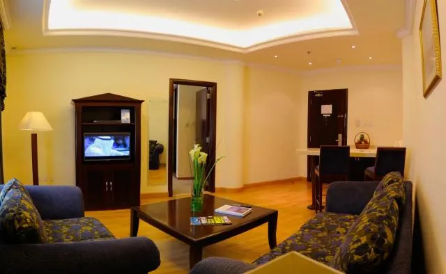  Sharjah Premiere Hotel & Resort - picture  : Seating area,TV/entertainment centre,Living room,Property 
