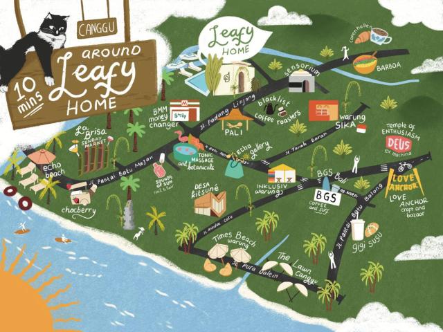 Leafy Home Canggu - 5 Mins Walk to Echo Beach — photo 8