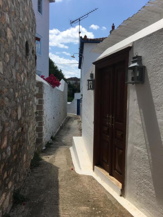The home overlooking the harbor
