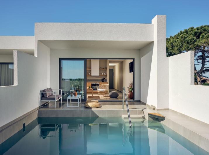 Oceanis Suites with Private Heated Pools and Sea View, by ZanteWize