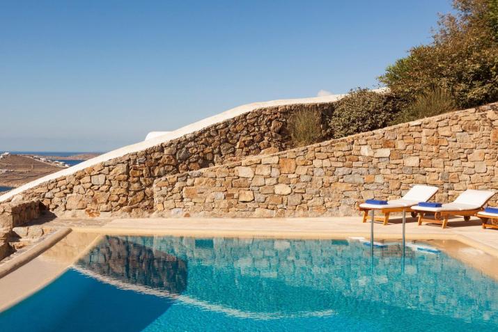 Excellent Mykonos Villa Villa Apollonia 3 Bedrooms Stunning Sea Views Psarrou