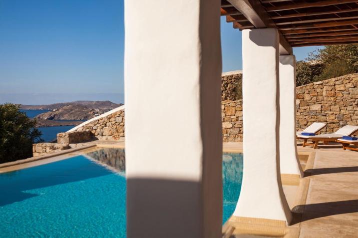 Excellent Mykonos Villa Villa Apollonia 3 Bedrooms Stunning Sea Views Psarrou