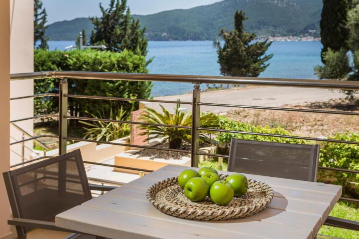 Deluxe Kefalonia Apartment Apartment Crocus 1 Bedroom Shared Pool Sea View Karavomilos