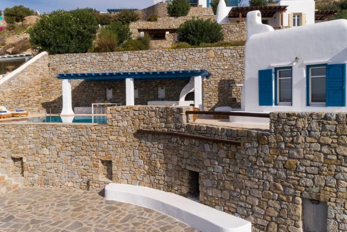 Excellent Mykonos Villa Villa Daphne 3 Bedrooms Stunning Sea Views Psarrou