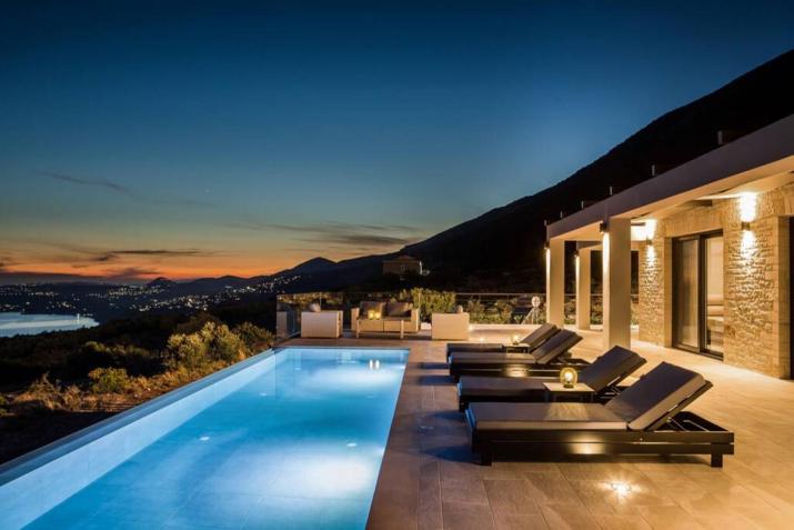 Panorama Blue Kefalonia - Luxury villa in Lourdata