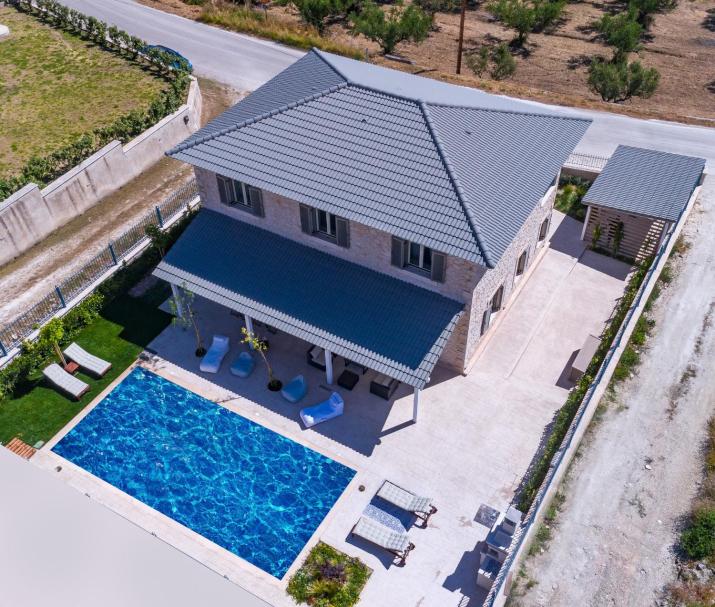 ZANTE SOLEIL - HIGH-END STONE VILLA WITH SWIMMING POOL