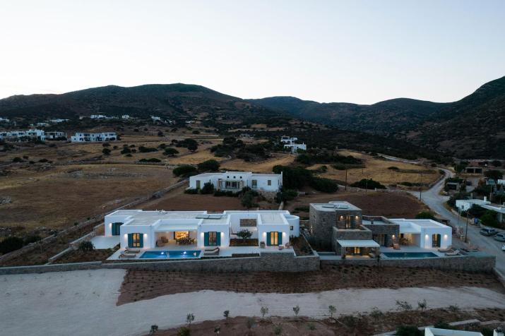 Villa Complex White and Rocks