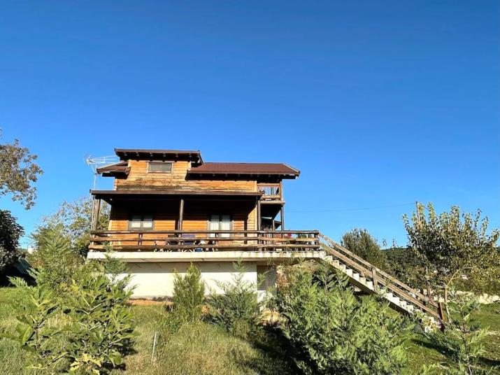 Chalet Klimatia - Όμορφη ξύλινη μεζονέτα με τζάκι