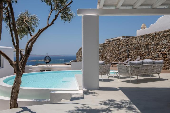 Villa in Mykonos - 6 bedroom - 1km from Mykonos Town - Infinity pool - Sunset view