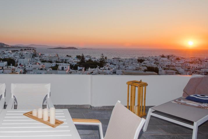 White House by Blue Waters Mykonos