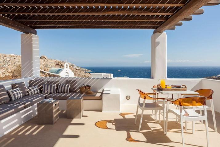 Newly built spectacular Sunset villa at St. John, Mykonos