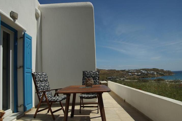 Cycladic Home with Sea View in Kalo Livadi