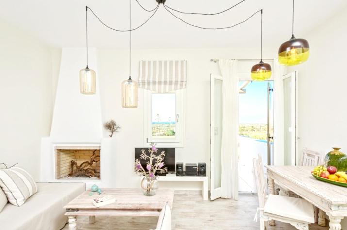 Spacious house with sea view in Ag. Arsenios, garden