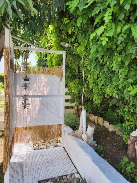 Under the vine garden house
