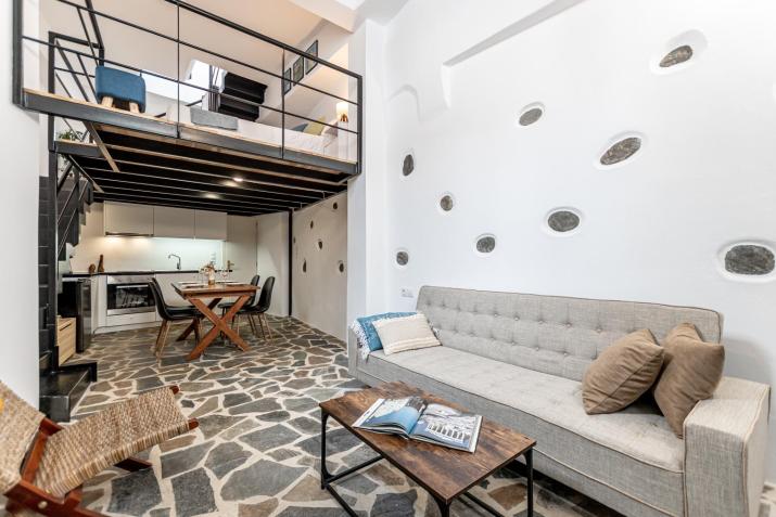 The Naxos Loft with view of the Castle