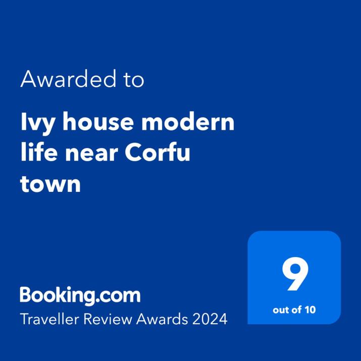 Ivy house modern life near Corfu town