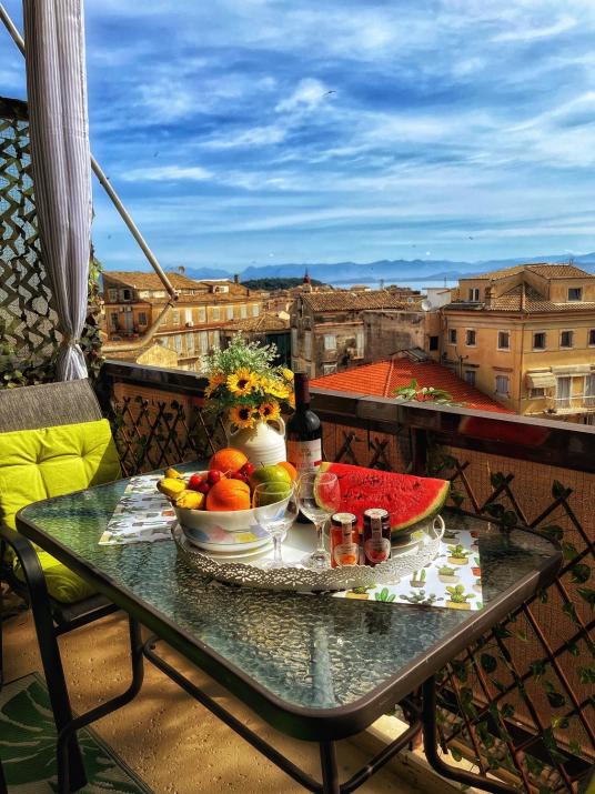 Corfu Panoramic View All The City