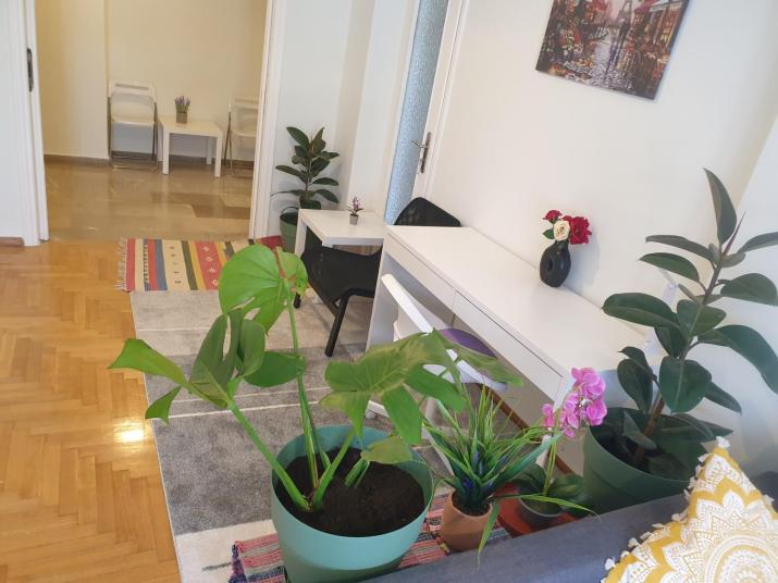 Lavender-Ryan spacious apartment for live and work in heart of Athens