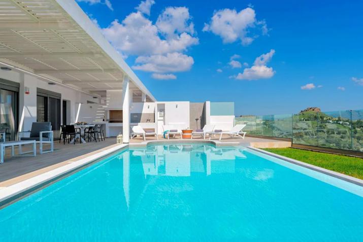 Executive Rhodes Villa Villa Nissos Stunning Sea Views 3 Bedrooms Lindos