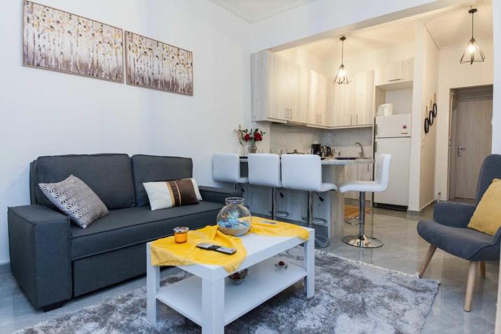 Ano Kipseli Athens Gem 1 Bd Apt for 4 people