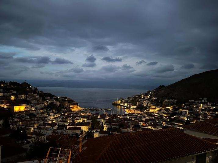 The home overlooking the harbor