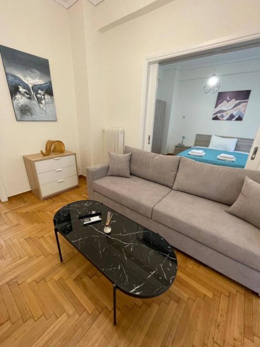 WSD Athens Cozy 2BD Apt with City View Balcony Near Attiki Merto