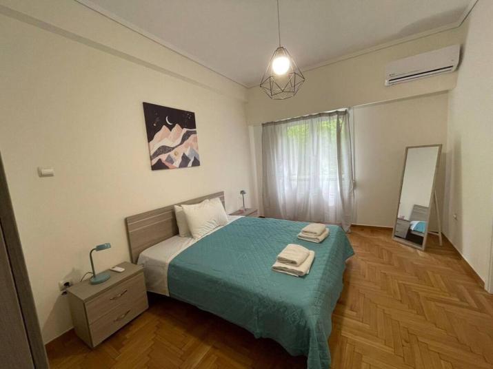 WSD Athens Cozy 2BD Apt with City View Balcony Near Attiki Merto