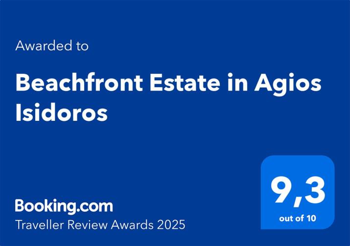 Beachfront Estate in Agios Isidoros