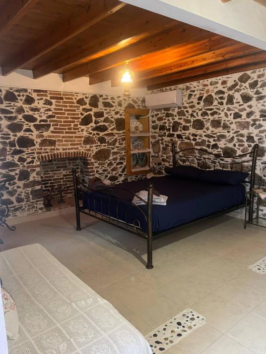 Traditional stone house in Mytilene