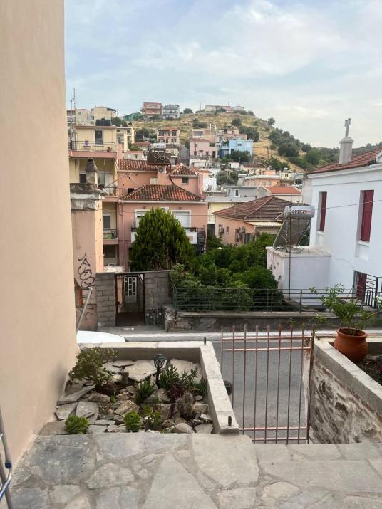 Traditional stone house in Mytilene