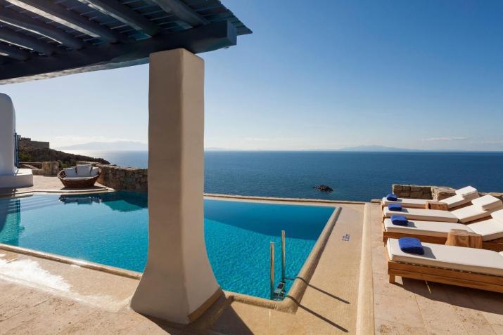 Excellent Mykonos Villa Villa Psarrou Gamma 3 Bedrooms Stunning Sea Views Psarrou