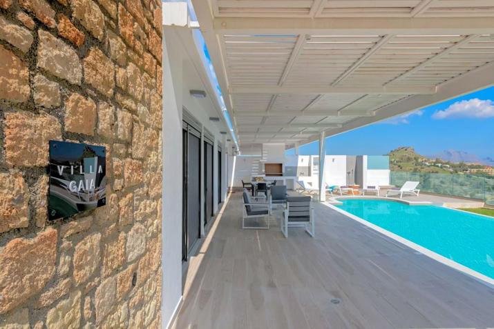 Executive Rhodes Villa Villa Gaia Stunning Sea Views 3 Bedrooms