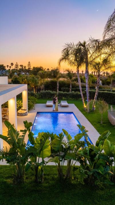 TAF Villas Beach Resort with Tesla