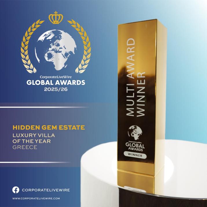 Hidden Gem Estate Kefalonia, Multi-Award Winner