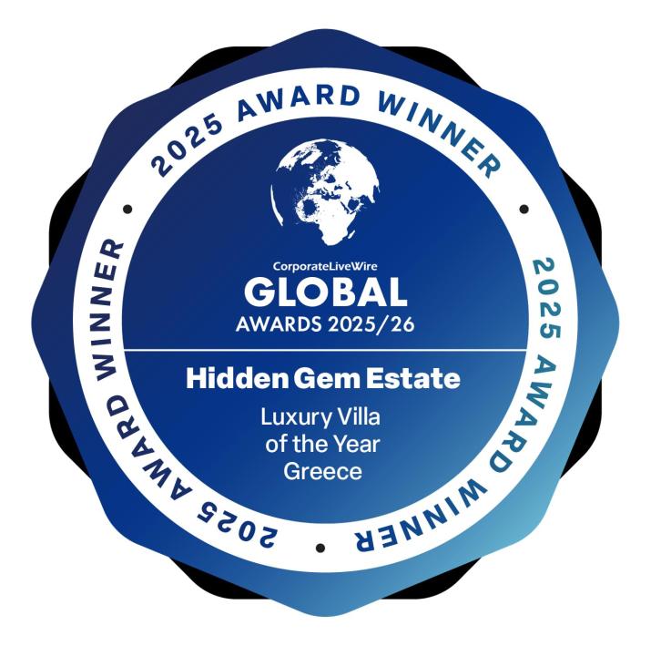 Hidden Gem Estate Kefalonia, Multi-Award Winner