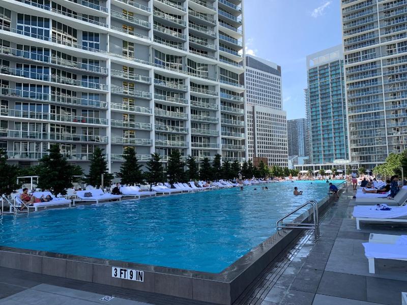 44 Floor views @ THE W - Miami Brickell +GYM+SPA — забронировать отель в Майами