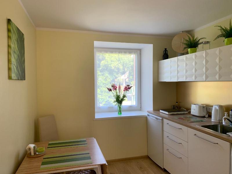 Excelent apartment with garden and free parking — отель с удобным расположением в риге