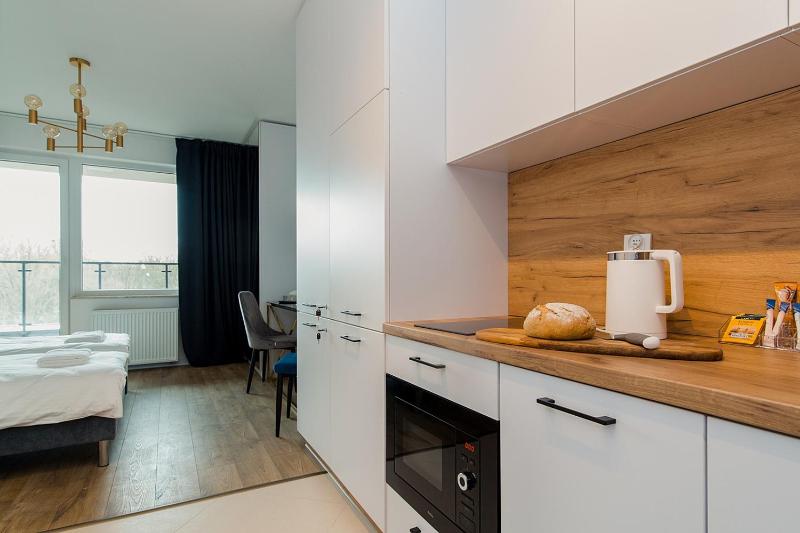 Warsaw To Be - Blue Apartment — отель с удобствами в Варшаве