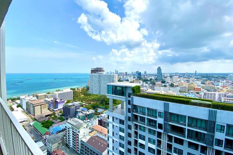 70sqm 2 Bed - 2 Bath - Penthouse Condo The Base Central Pattaya 595 — комфортный отель в Паттайе