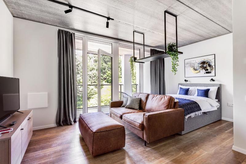 Ozas Park Apartments Spacious & Modern Studios — отель с удобствами в Вильнюсе