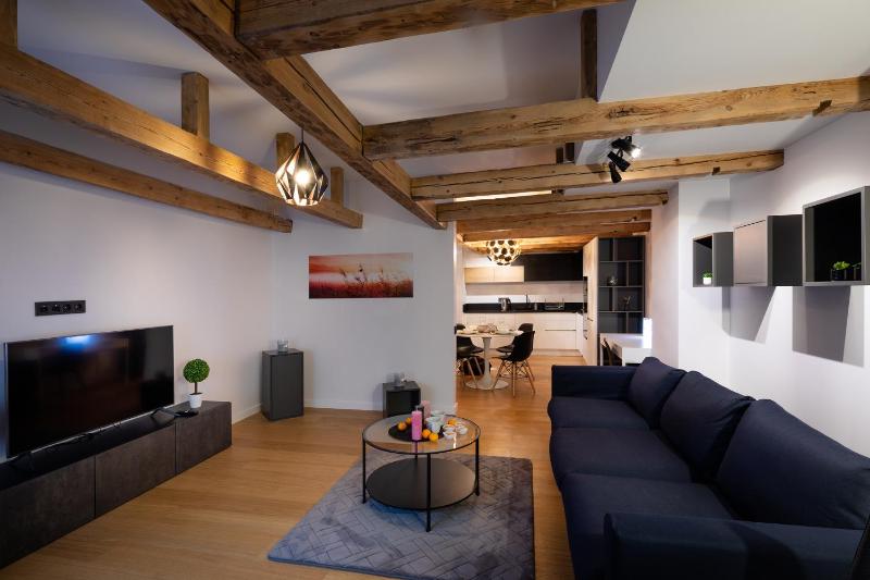 Merkela Loft Apartment Beside Vermanes Park — забронировать отель в риге