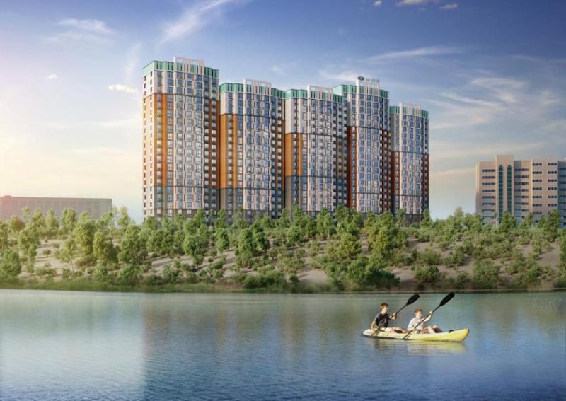 Apartamenty v ZK LakeTown na beregu ozera — комфортный отель в Алматы