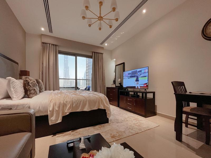 Studio Apartment with Sauna and Full Burj Khalifa View — отель в Дубае, Объединенные Арабские Эмираты