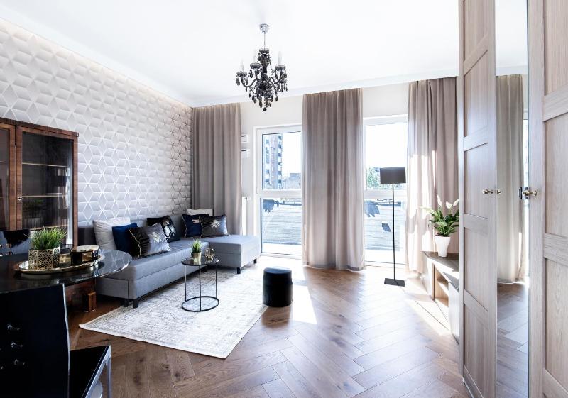 Art Deco Targowa 10 Studio AC — отель с удобствами в Варшаве